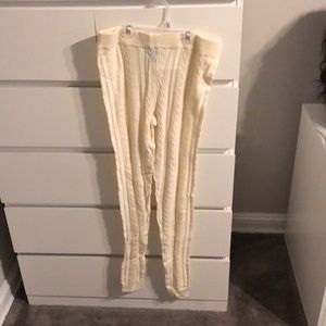 Cream Colored Leggings